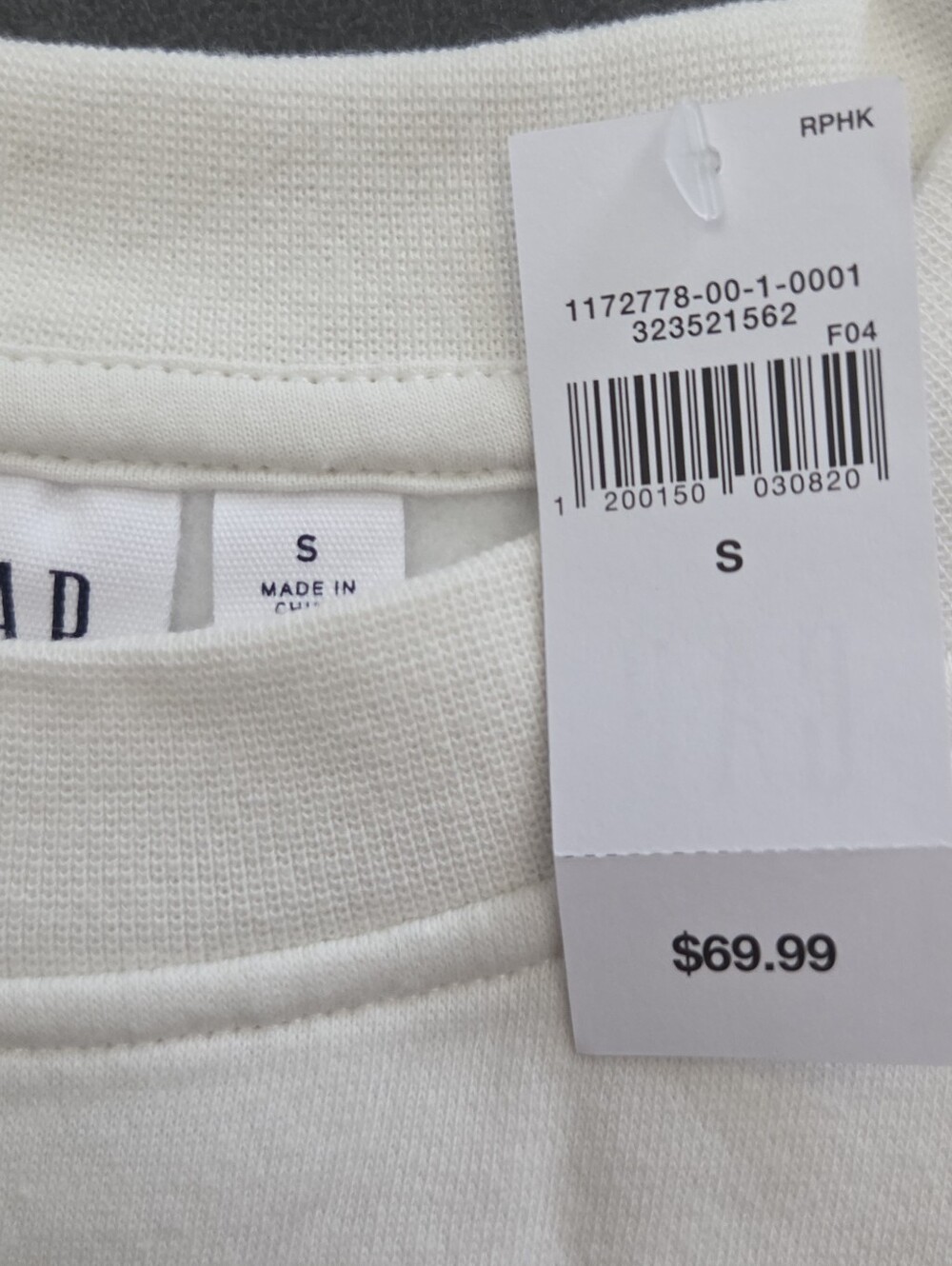 NWT - GAP Peanuts "Twitty Bird" Crew Neck Relaxed Wedge Fleece Sweatshirt-Size S - Picture 13 of 14